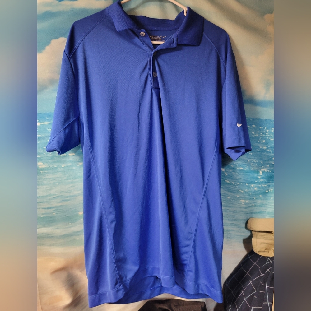 Nike Golf Tour Performance Dri-fit Mens Golf Polo Size Large
